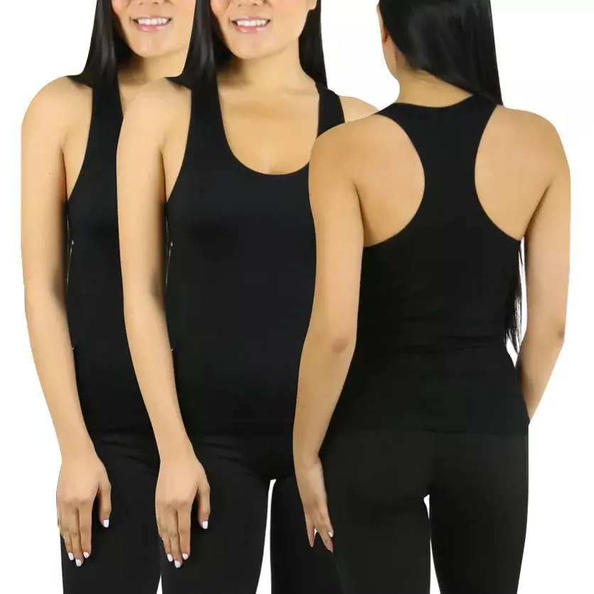 6-Pack: Women's Layering Racerback Seamless Tank Tops