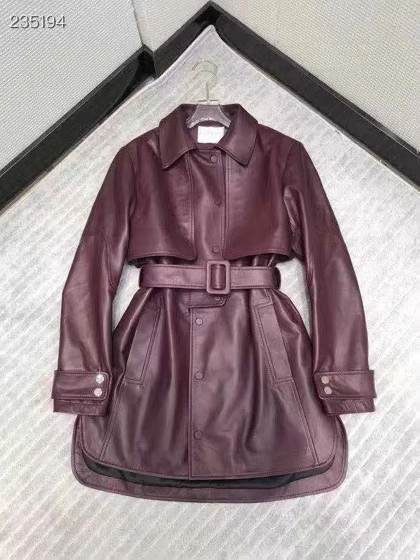 Autumn Genuine Leather Jacket Fashion Real Sheepskin