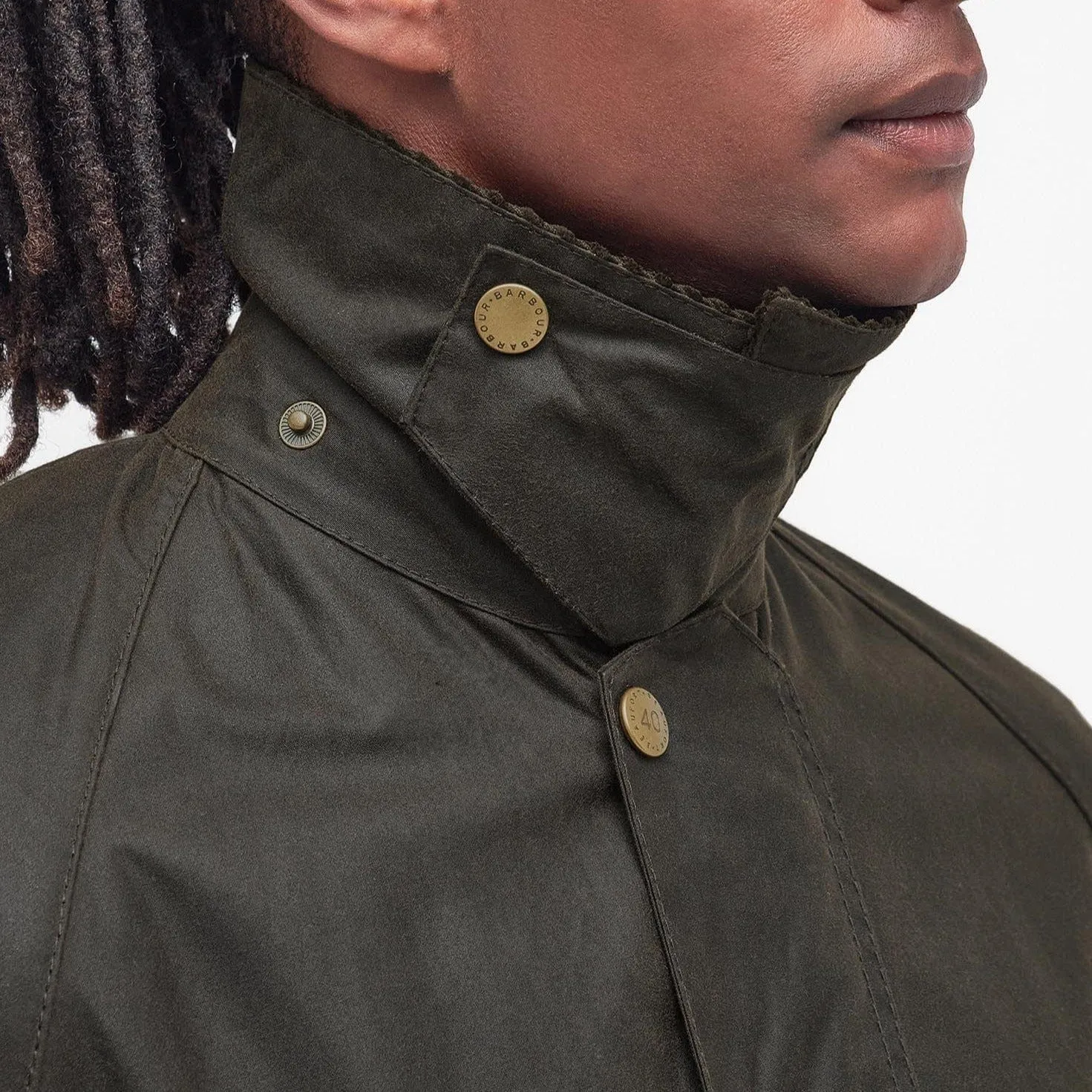 Barbour 40th Anniversary Beaufort Wax Jacket in Olive