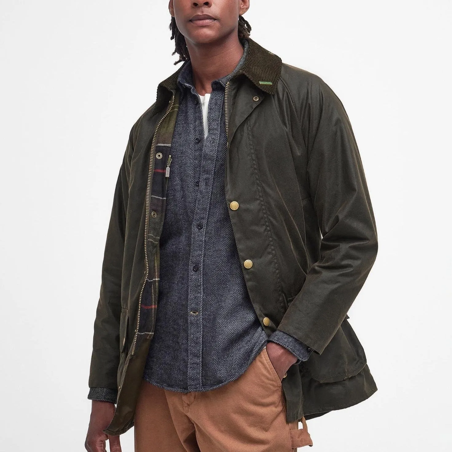 Barbour 40th Anniversary Beaufort Wax Jacket in Olive