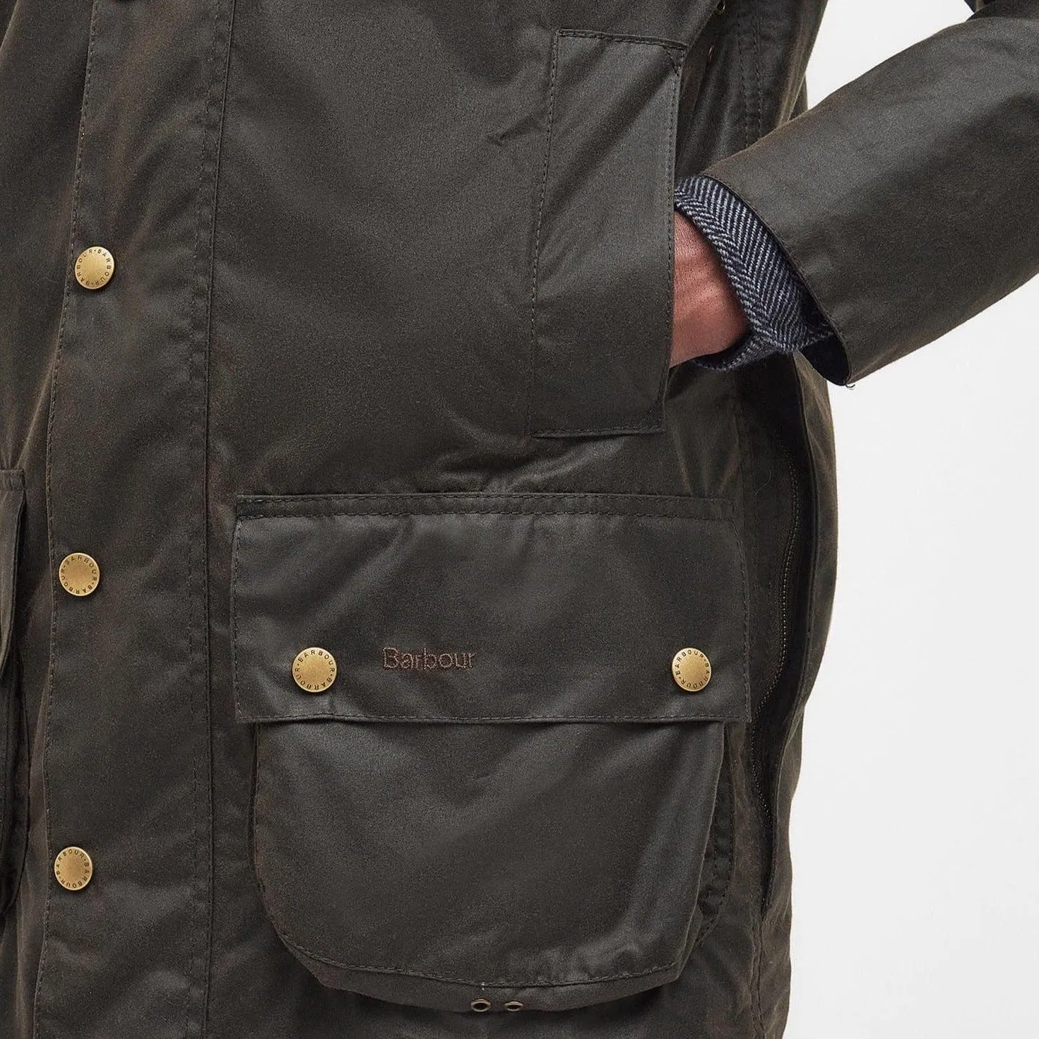 Barbour 40th Anniversary Beaufort Wax Jacket in Olive