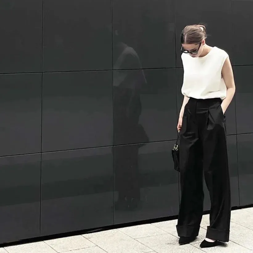 Belinda Pleated Wide Leg Pants