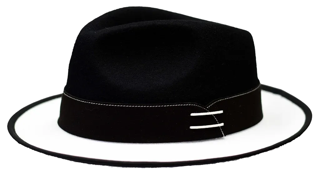 Black/White Men's Wool Hats Bruno Capelo Outcast Collection