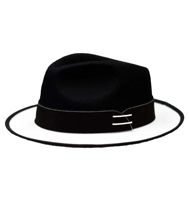 Black/White Men's Wool Hats Bruno Capelo Outcast Collection