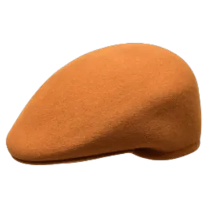 Bruno Capelo Cognac Men's Cognac Wool Cap 100% Wool