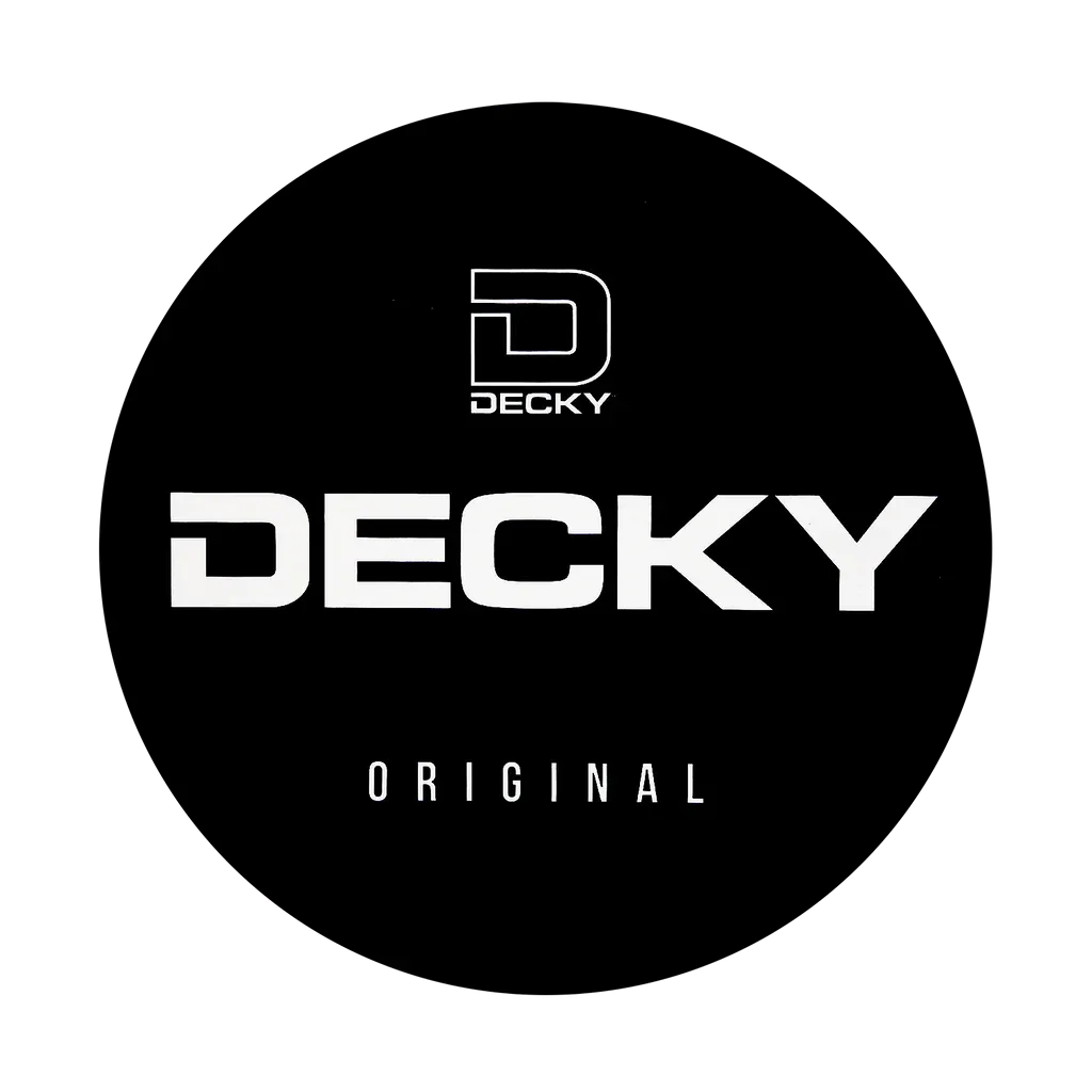 Decky 1092 Heather Grey Snapback, 6 Panel Flat Bill Hat