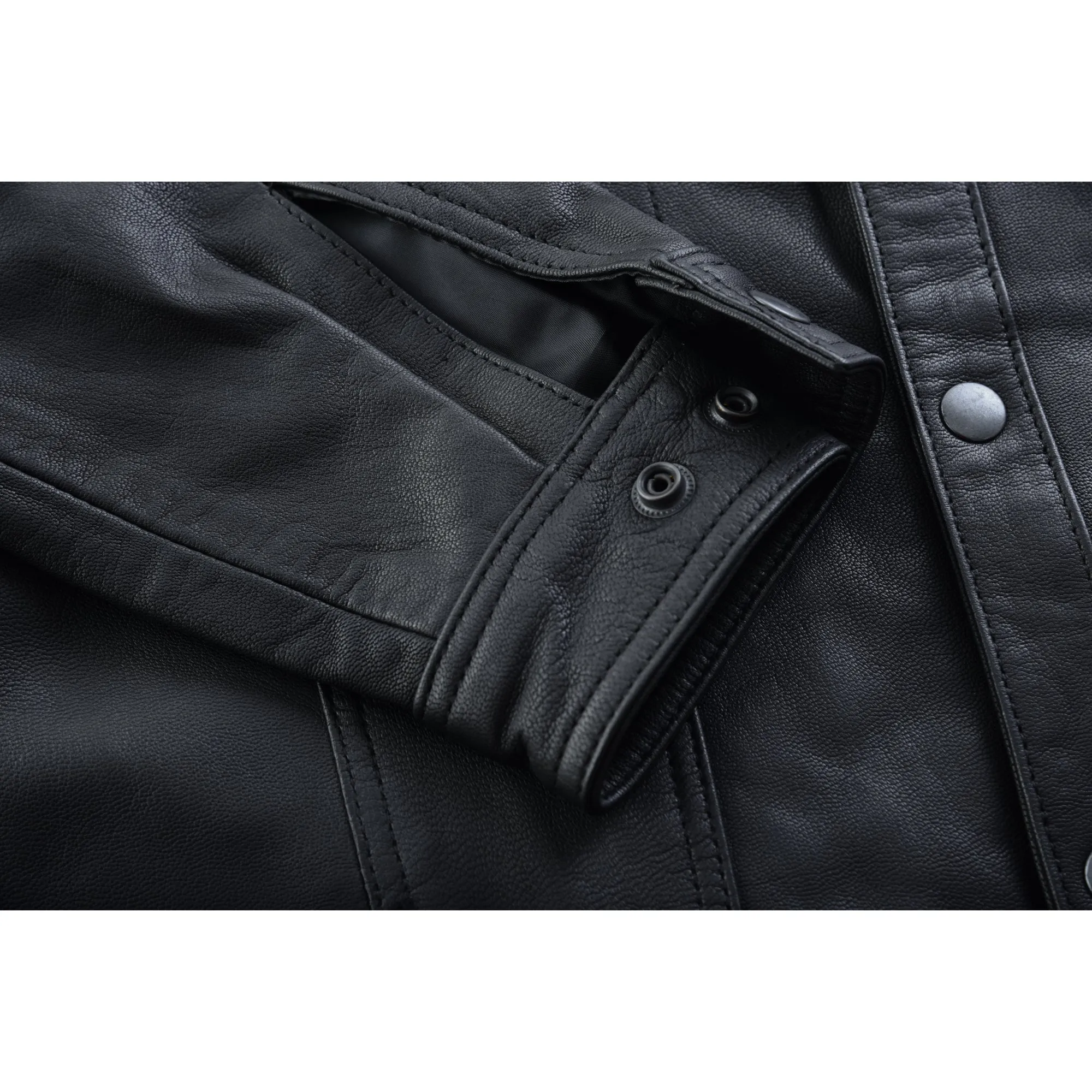 DS770 Men's Premium Lightweight Leather Shirt
