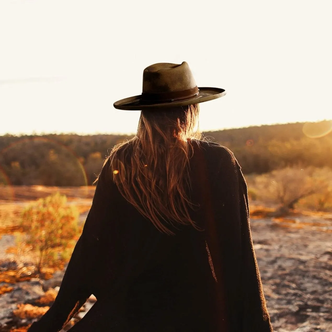 Echo - Handcrafted Burned Distressed Pencil Brim Fedora Hat