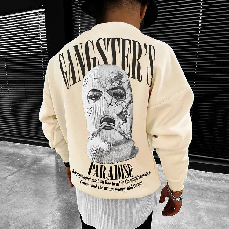 Fashion Oversized Casual Print Sweatshirt