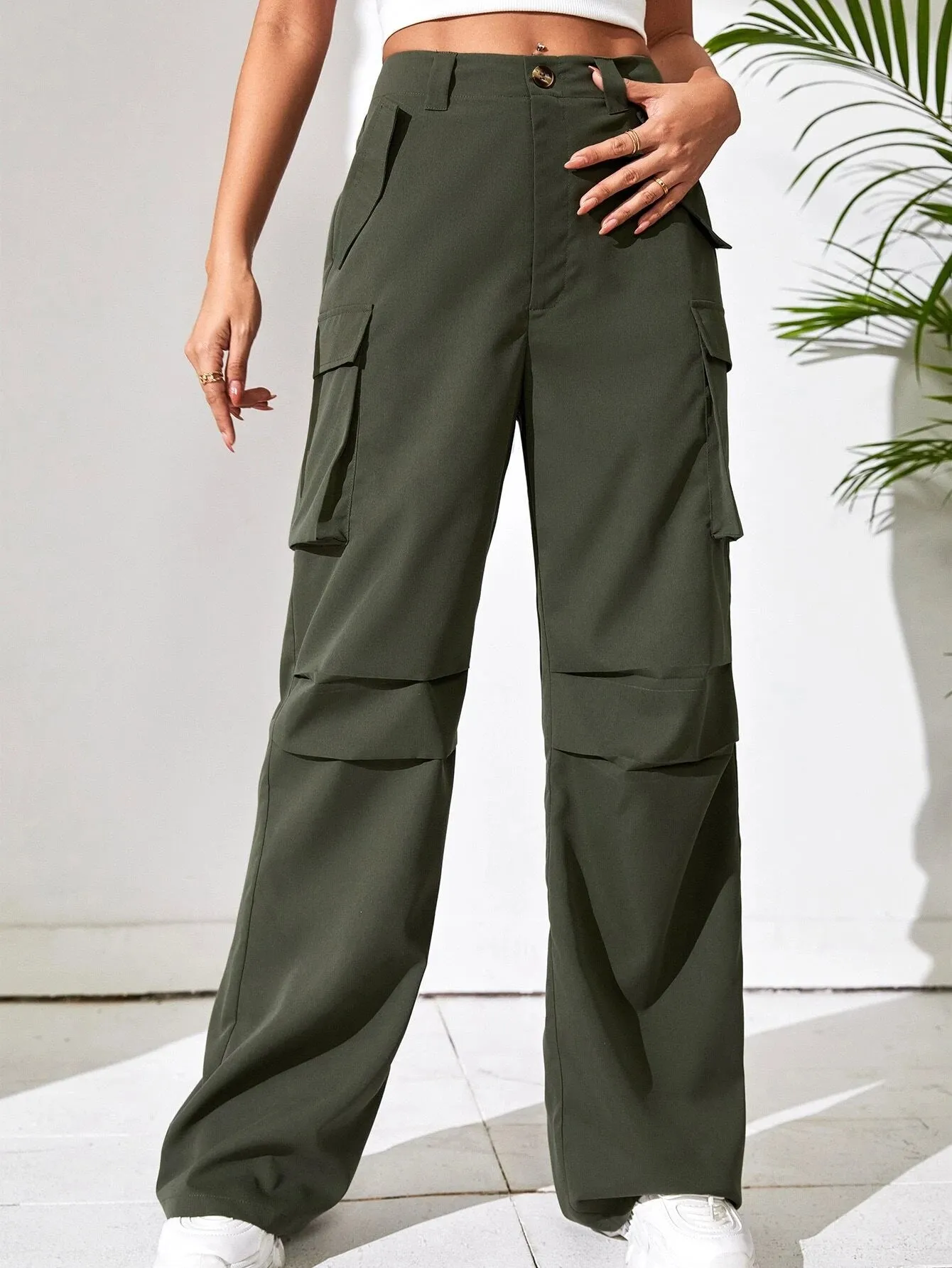 Flap Pocket Cargo Pants For Explorers