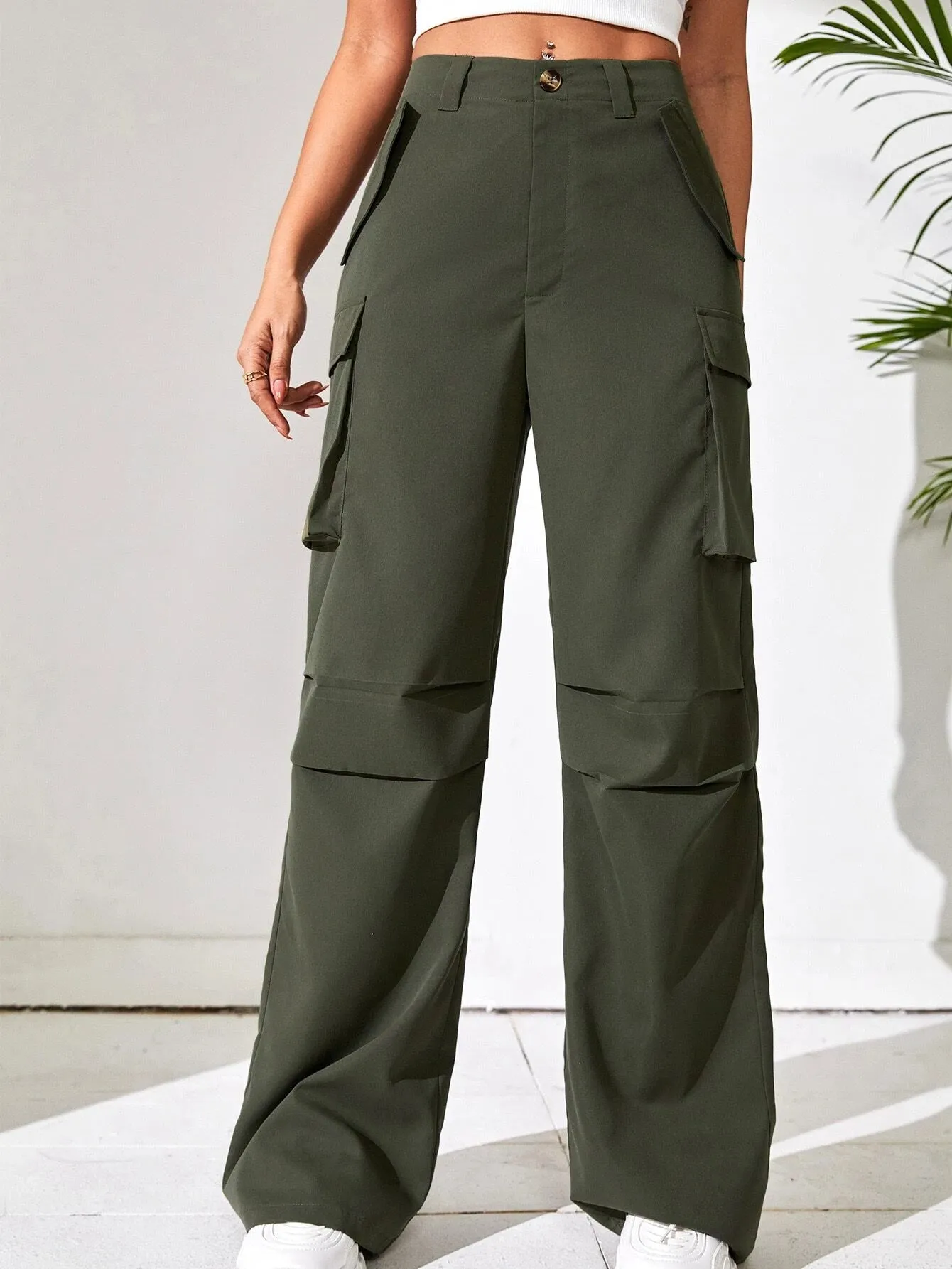 Flap Pocket Cargo Pants For Explorers