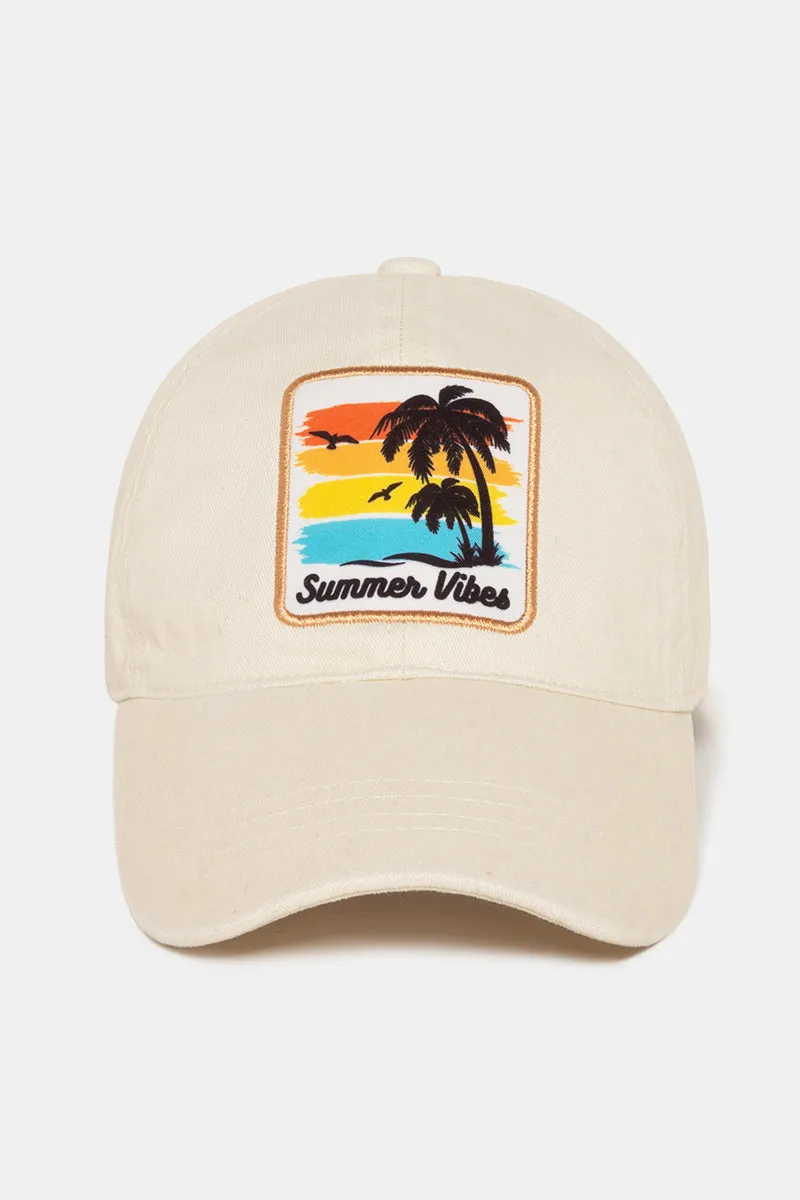 FWCAP926 - Summer Vibe Patch Baseball Cap