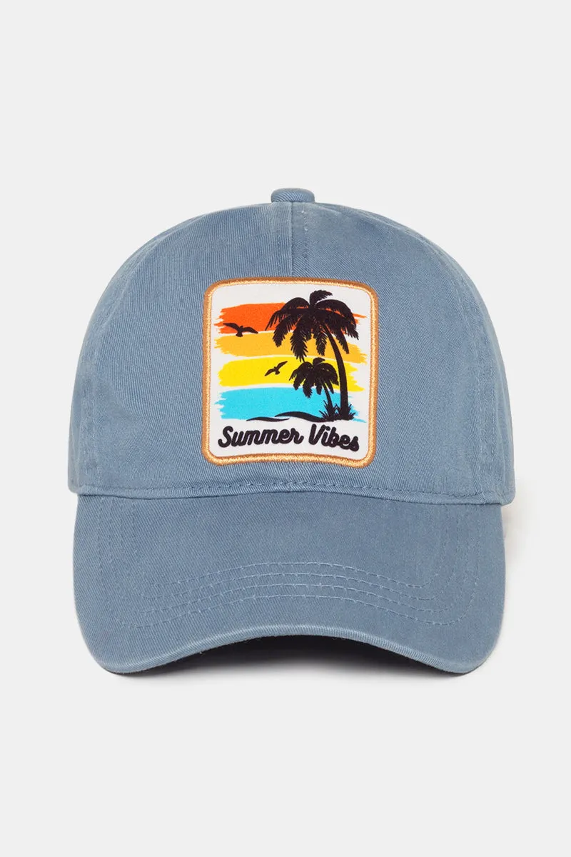 FWCAP926 - Summer Vibe Patch Baseball Cap