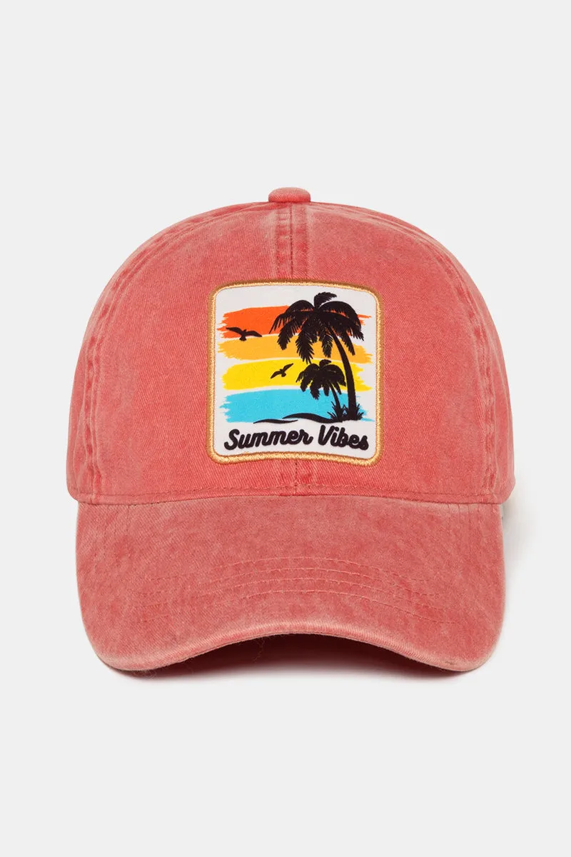FWCAP926 - Summer Vibe Patch Baseball Cap