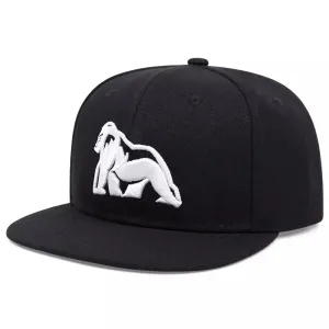 Gorilla Black Snapback Cap