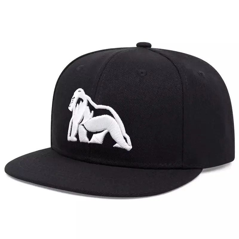 Gorilla Black Snapback Cap
