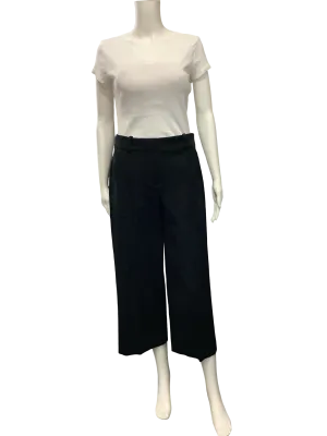 J Crew Women's Pant Wide Leg Crop w/Tags Black Size 6