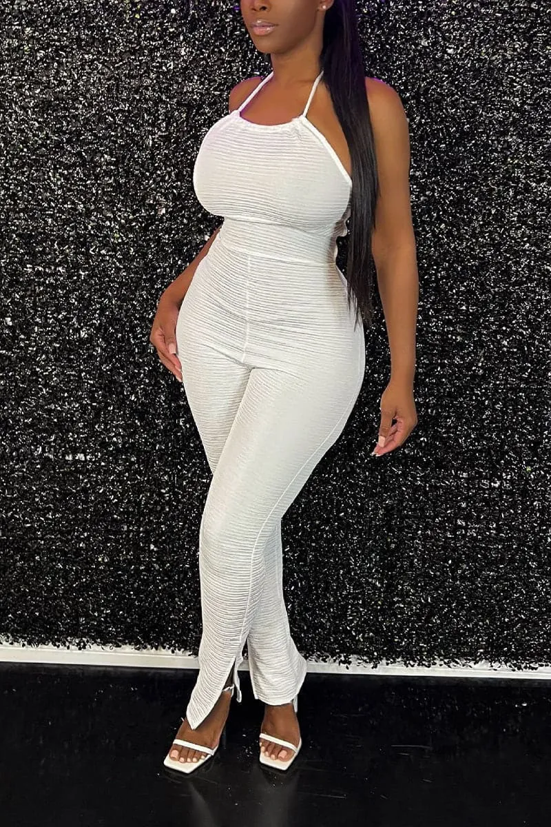 JB210 Halter Backless Jumpsuits