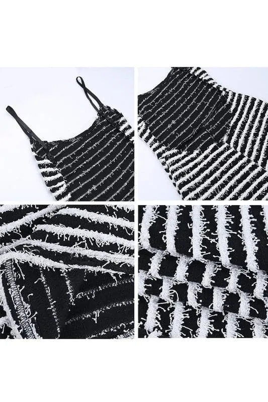 JY437 Stripes Camisole Jumpsuits