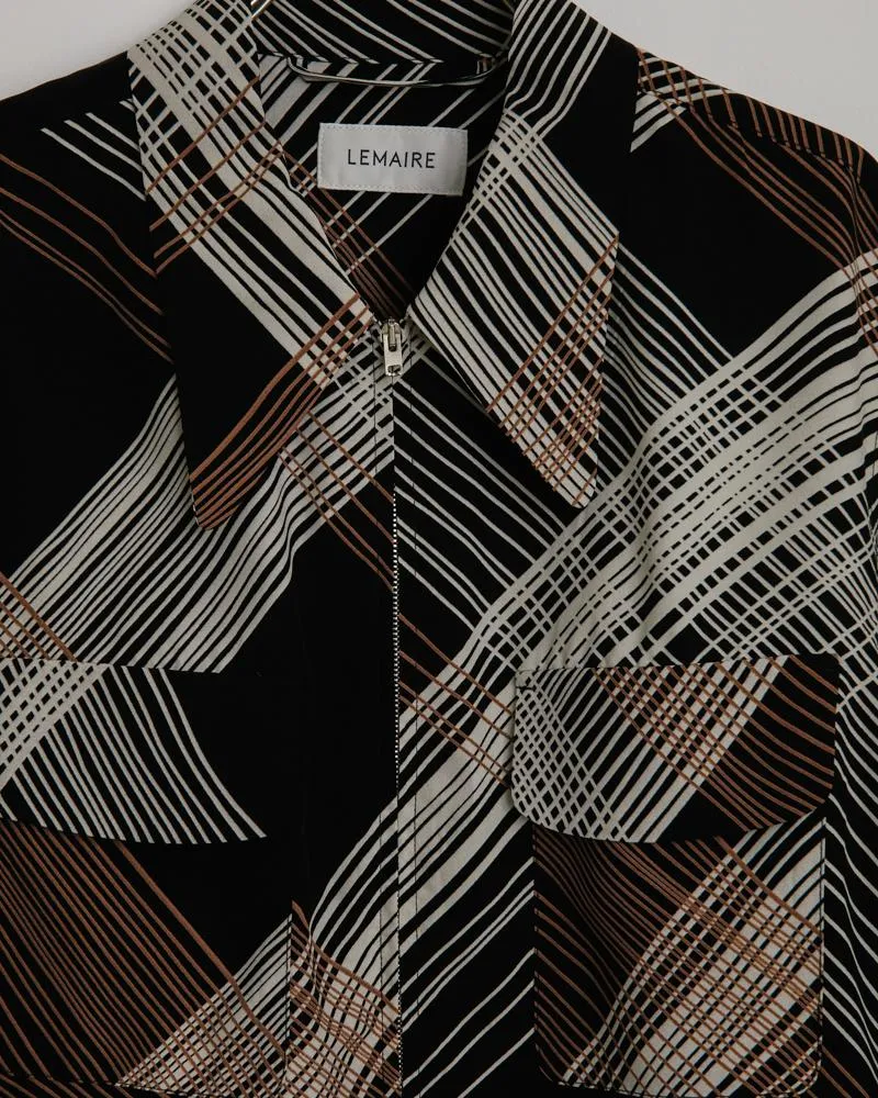 Light Blouson in Black/Macaroon