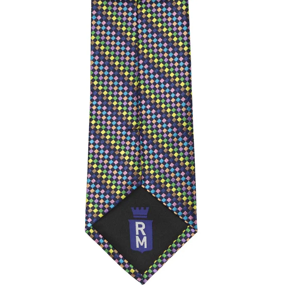 Madam Check Silk Necktie