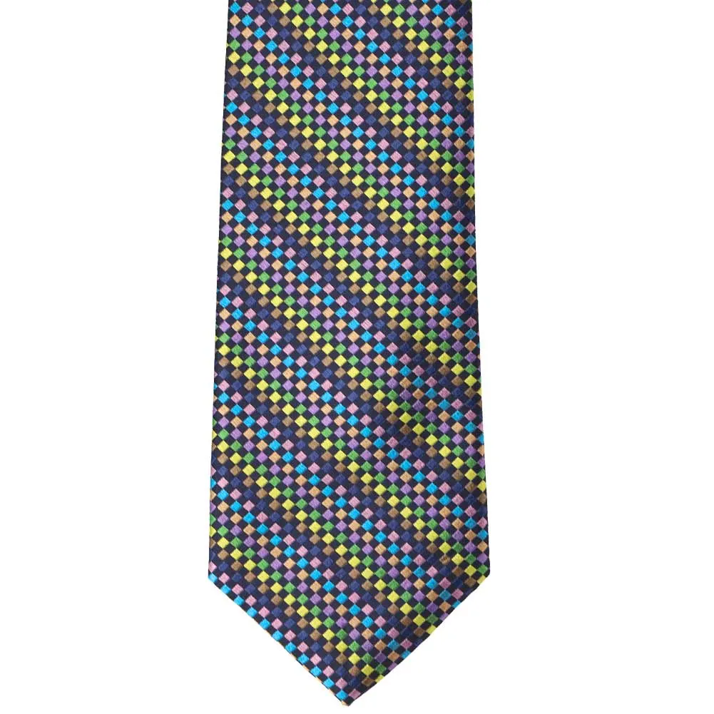 Madam Check Silk Necktie
