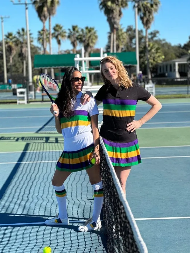 Mardi Gras Creations Pleated Adult Skort - Black