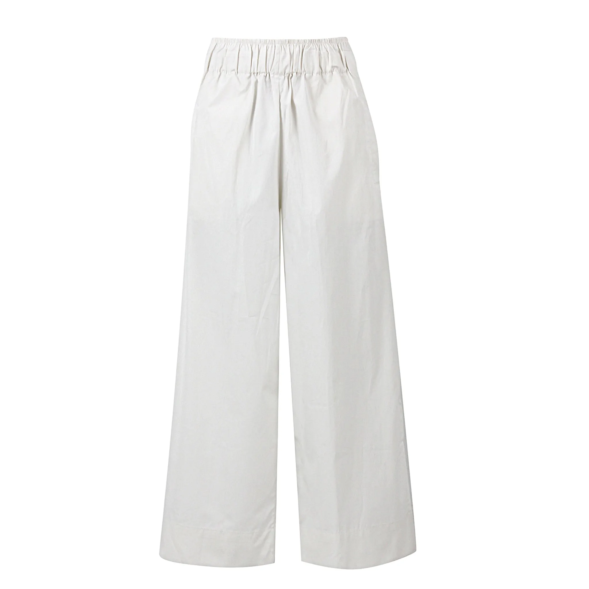 Off-White Cropped Wide Leg Pants
