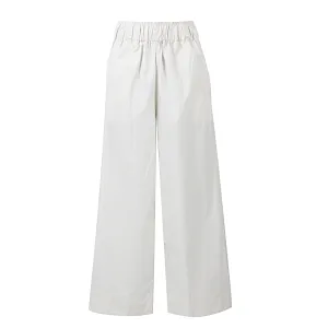 Off-White Cropped Wide Leg Pants