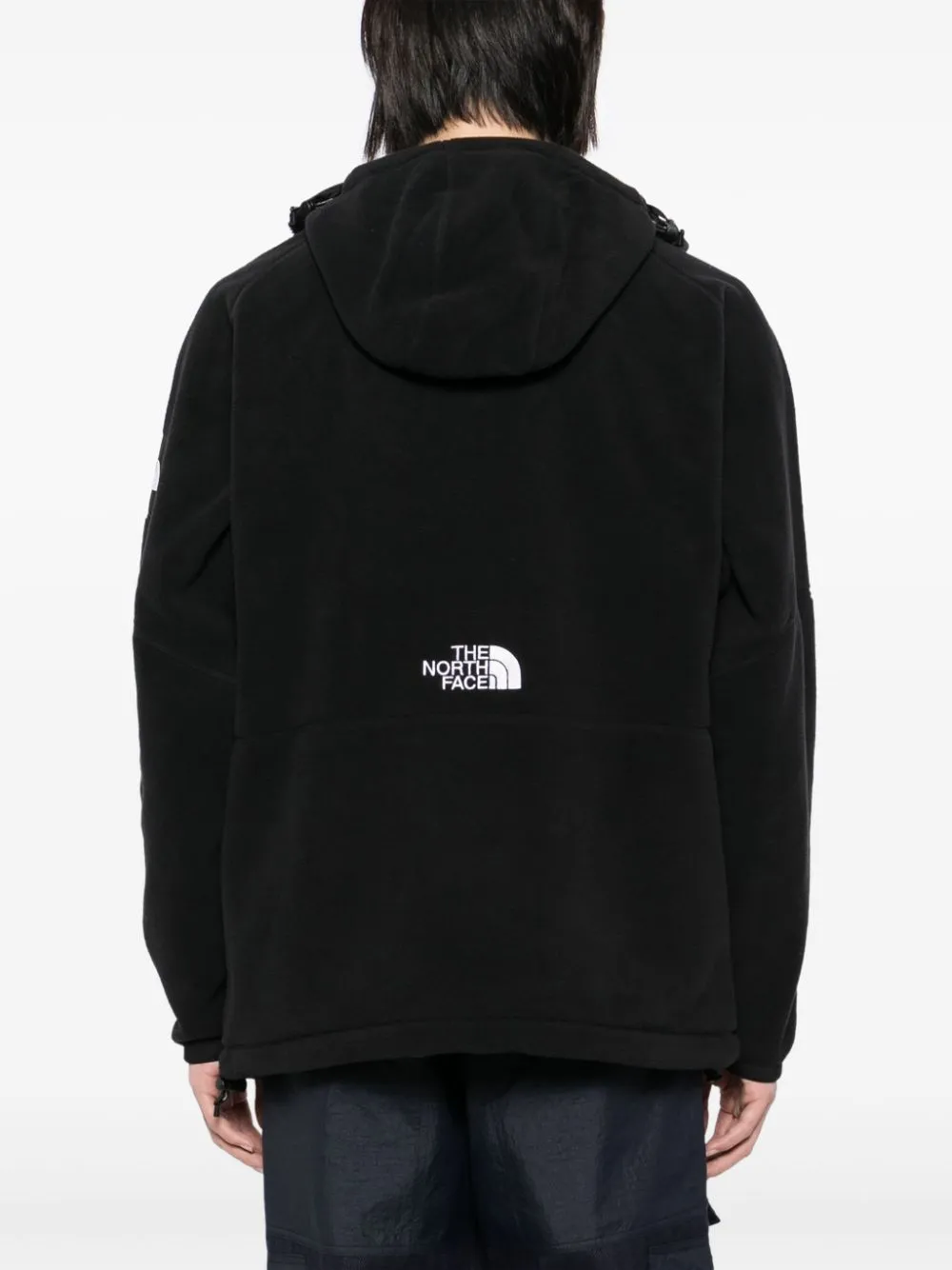 shearling hooded jacket
