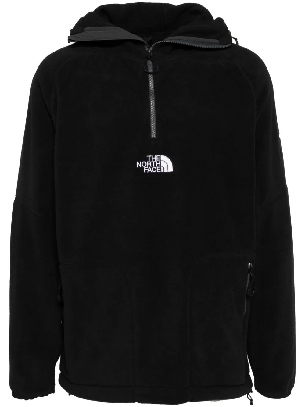 shearling hooded jacket